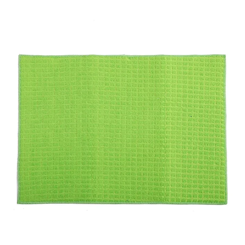Microfiber Sponge Composite Small Grid Coaster Kitchen Supplies