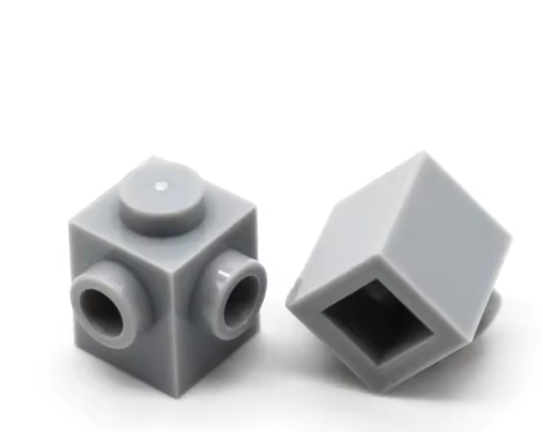 30pcs Moc 26604 Brick Modified 1x1 with Studs on 2 Sides Adjacent Building Blocks Set Compatible Assembles Parts DIY Toys