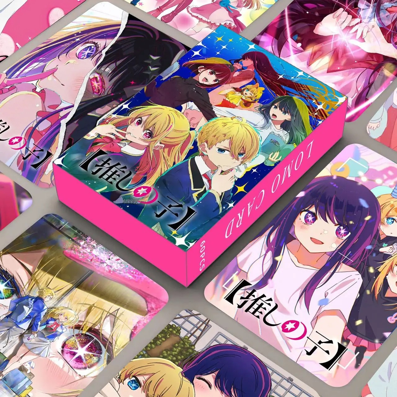60PCS/Set Anime Oshi No Ko Lomo Cards  HD High Quality Printed Photo Cards for Fans