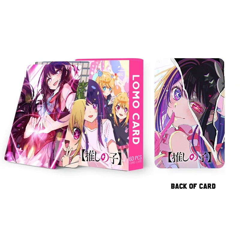 60PCS/Set Anime Oshi No Ko Lomo Cards  HD High Quality Printed Photo Cards for Fans