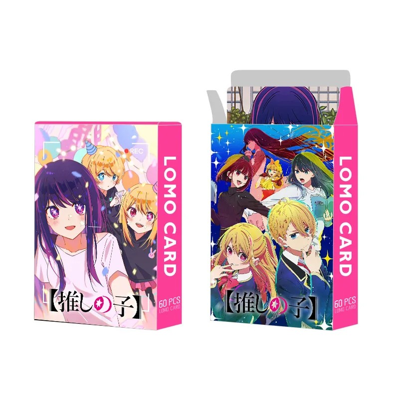 60PCS/Set Anime Oshi No Ko Lomo Cards  HD High Quality Printed Photo Cards for Fans