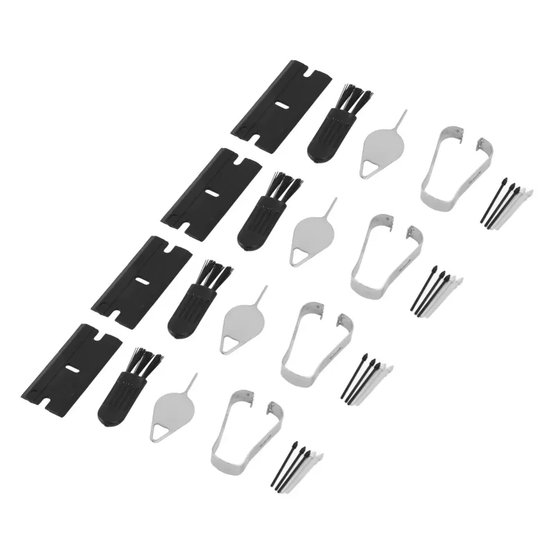4 Sets Stylus Tips for Galaxy Tab S9 S9+Plus S9 Ultra S9 FE Smoothly Stylus Replacement Tips Black Gray