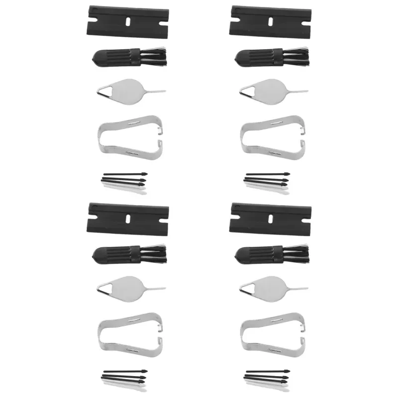 4 Sets Stylus Tips for Galaxy Tab S9 S9+Plus S9 Ultra S9 FE Smoothly Stylus Replacement Tips Black Gray