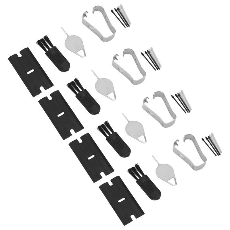 4 Sets Stylus Tips for Galaxy Tab S9 S9+Plus S9 Ultra S9 FE Smoothly Stylus Replacement Tips Black Gray