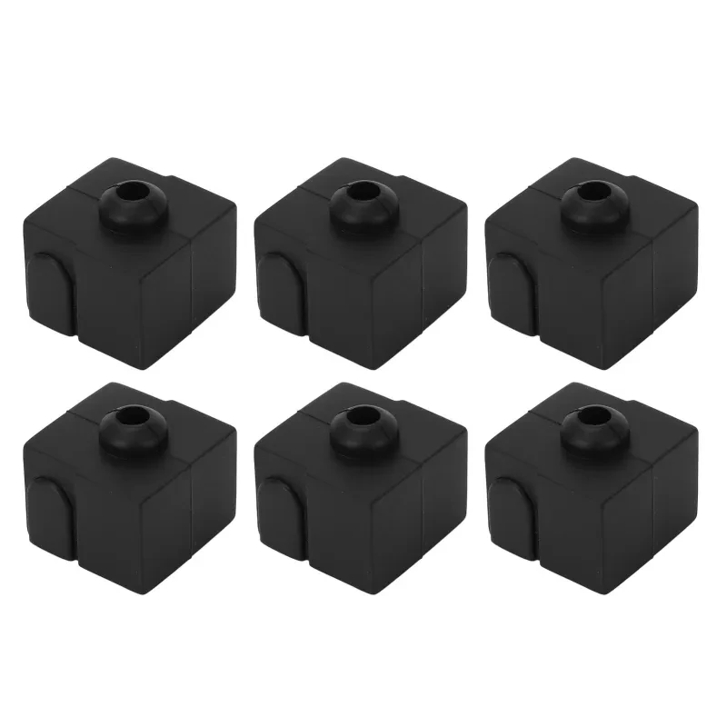 6PCS Hotend Silicone Sleeves 280℃ Temperature Resistance 3D Printer Extruder Silicone Cover Socks for Ender 3 V3 SE