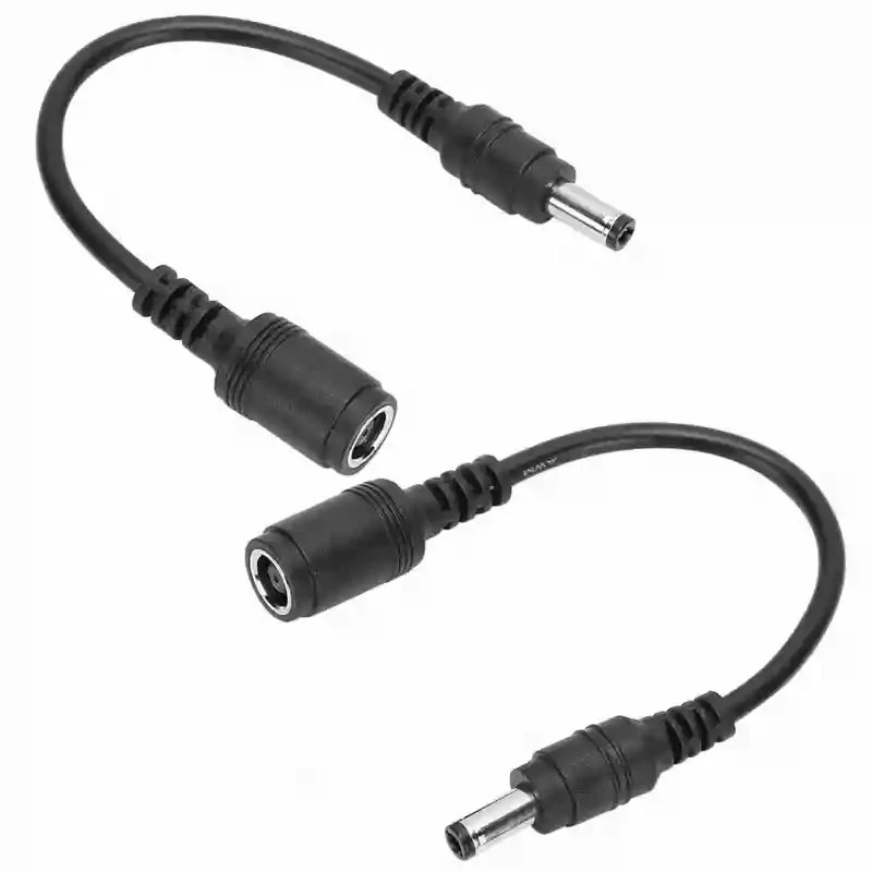 2Pcs DC Power Charger Adapter Converter 7.4x5.0mm Female to 5.5x2.5mm Male for HP Laptop