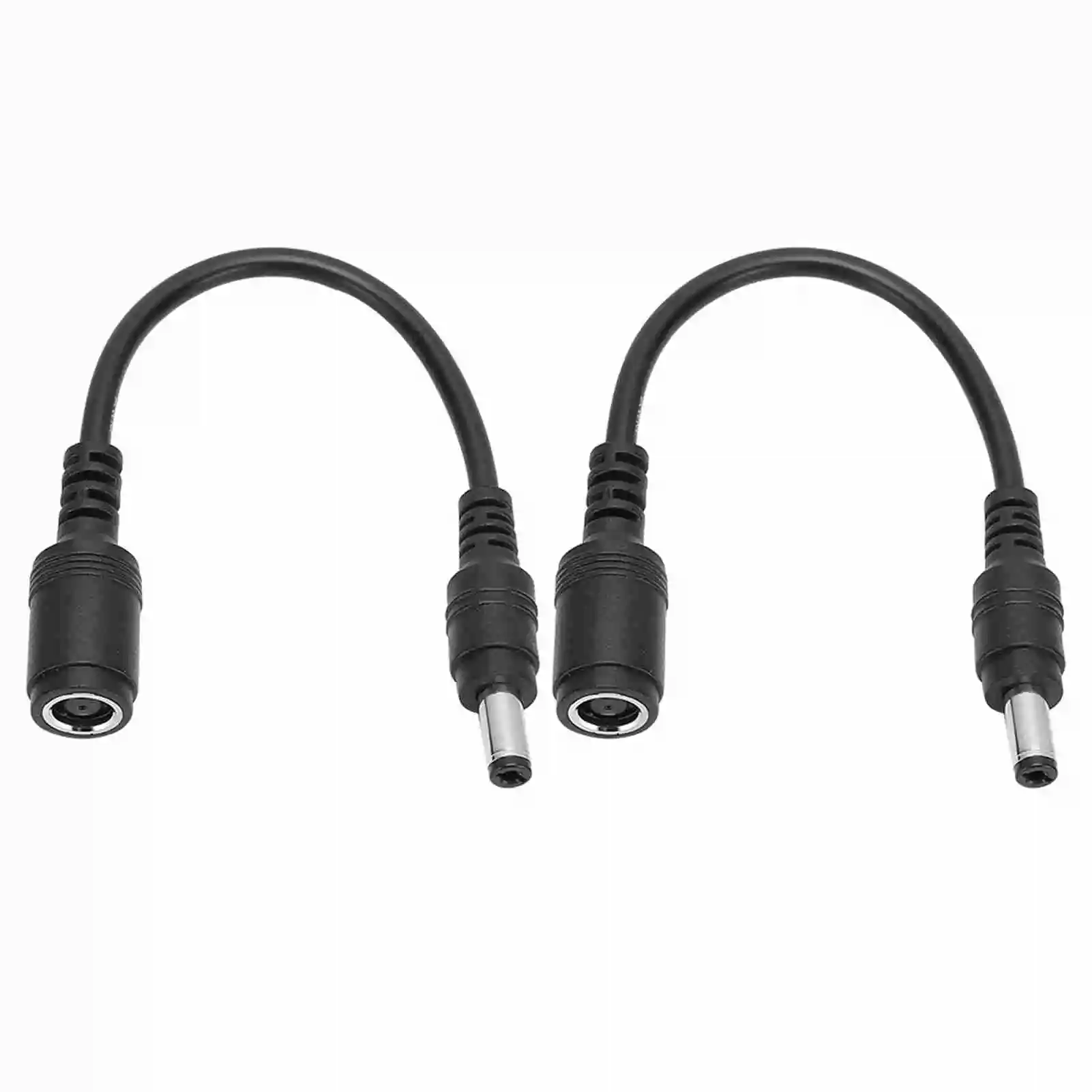 2Pcs DC Power Charger Adapter Converter 7.4x5.0mm Female to 5.5x2.5mm Male for HP Laptop