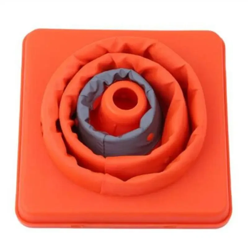 Folding Traffic Road Cone Telescopic Reflective Tape Warning Sign Safety Witches