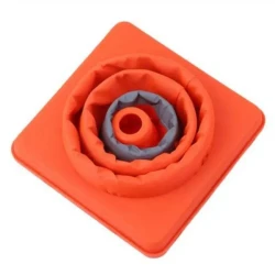 Folding Traffic Road Cone Telescopic Reflective Tape Warning Sign Safety Witches