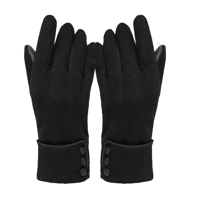 1 Pair of Winter Gloves Thermal Gloves Outdoor Warm Mittens Warm Touch Screen Gloves Full-Finger Mittens Windproof Cold Weather Hand Warmers for Driving Running Cycle Cold Weather Gloves