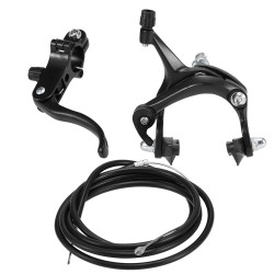 Front / Rear Fixie Bike Brake Kit Road Bike Cruiser Brake Set Bike Caliper Brake Kit Side Pull Brake Set