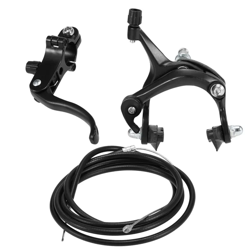 Front / Rear Fixie Bike Brake Kit Road Bike Cruiser Brake Set Bike Caliper Brake Kit Side Pull Brake Set