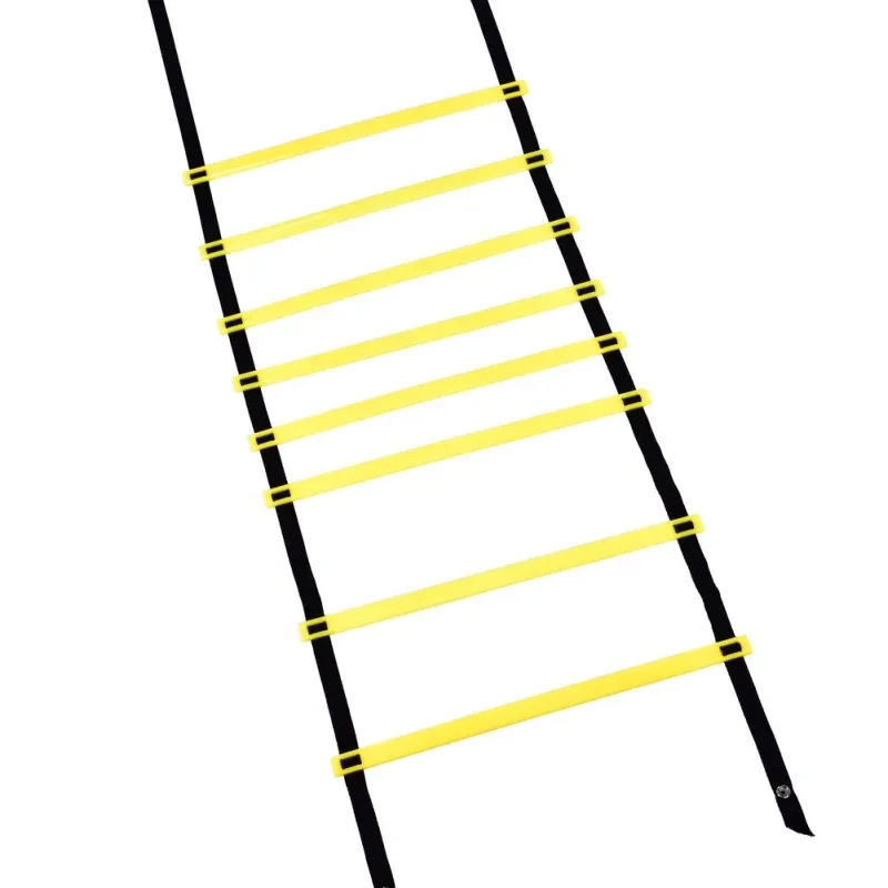 8m Soccer Ball Football Flexibility Speed Training Fitness Jumping Ladder (Yellow)