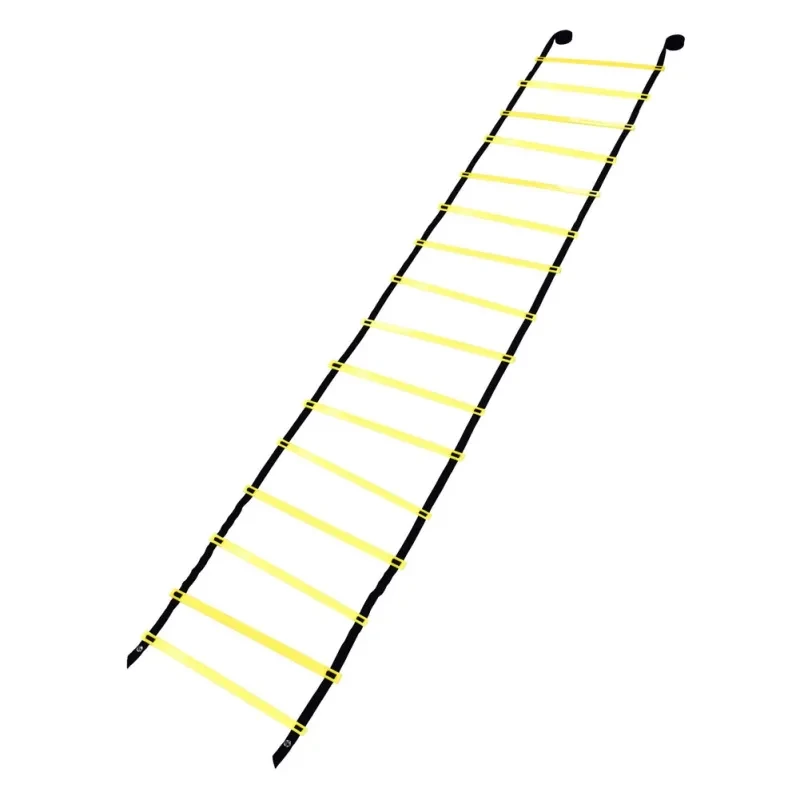 8m Soccer Ball Football Flexibility Speed Training Fitness Jumping Ladder (Yellow)