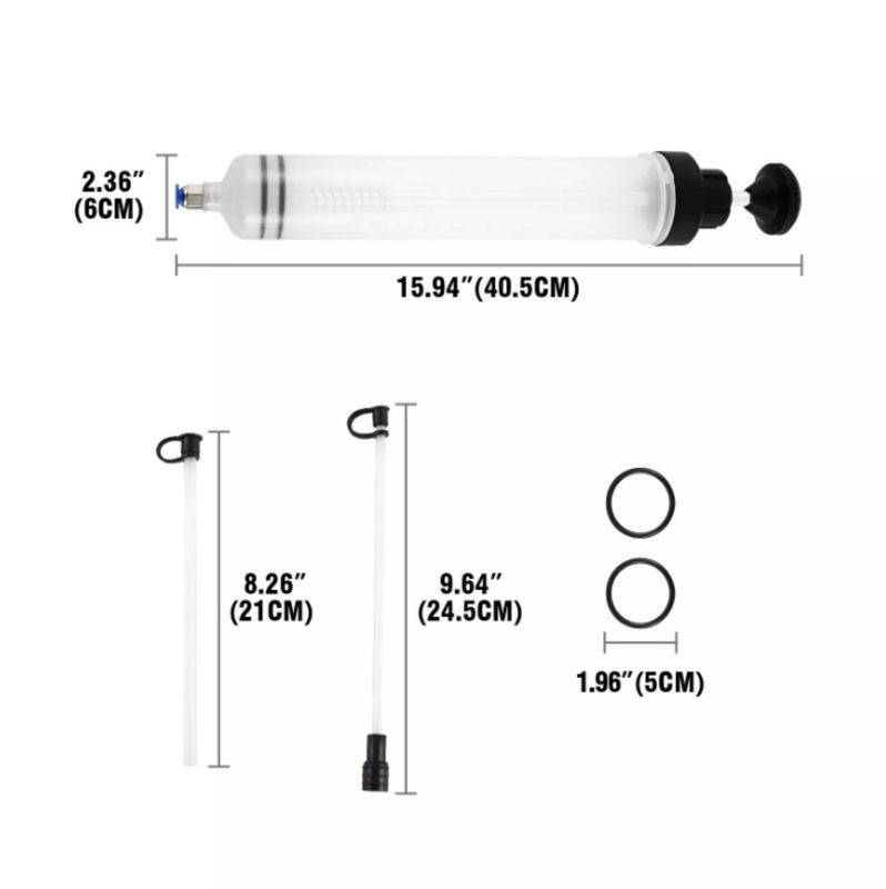 Oil Fluid Transfer Extractor Suction Syringe