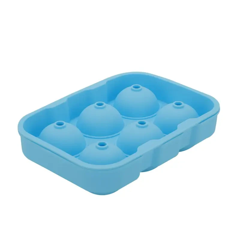 Large Ice Cube Tray Ball Maker Big Silicone Mold Sphere Whiskey Round Mould DIY