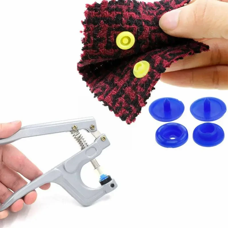 300xPlier Tool For Press Studs Plastic Snap KAM T5 Fastener Button Crafting Kit