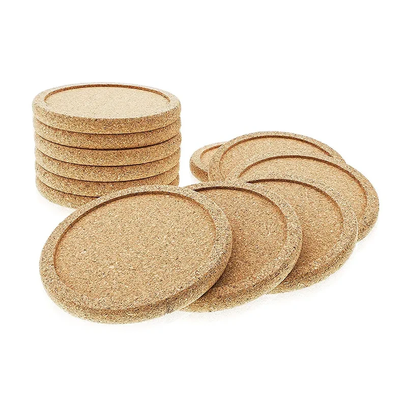 Spot Direct Supply Concave Cork Cup Anti-scald Cork Mat Waterproof Heat-resistant Mat