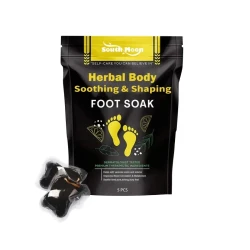 South Moon Herbal Body Soothing & Shaping Foot Soak, Firming Thigh Muscle Shaping Gel Foam Foot Pack