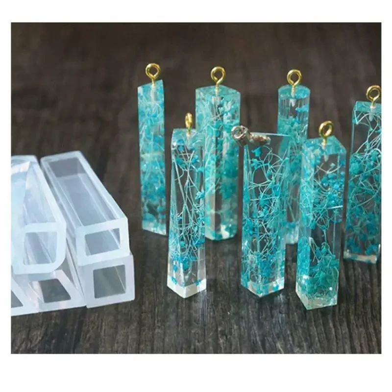 Silicone Earring Pendant Mold Necklace Jewelry Resin Mould Casting Craft Tool