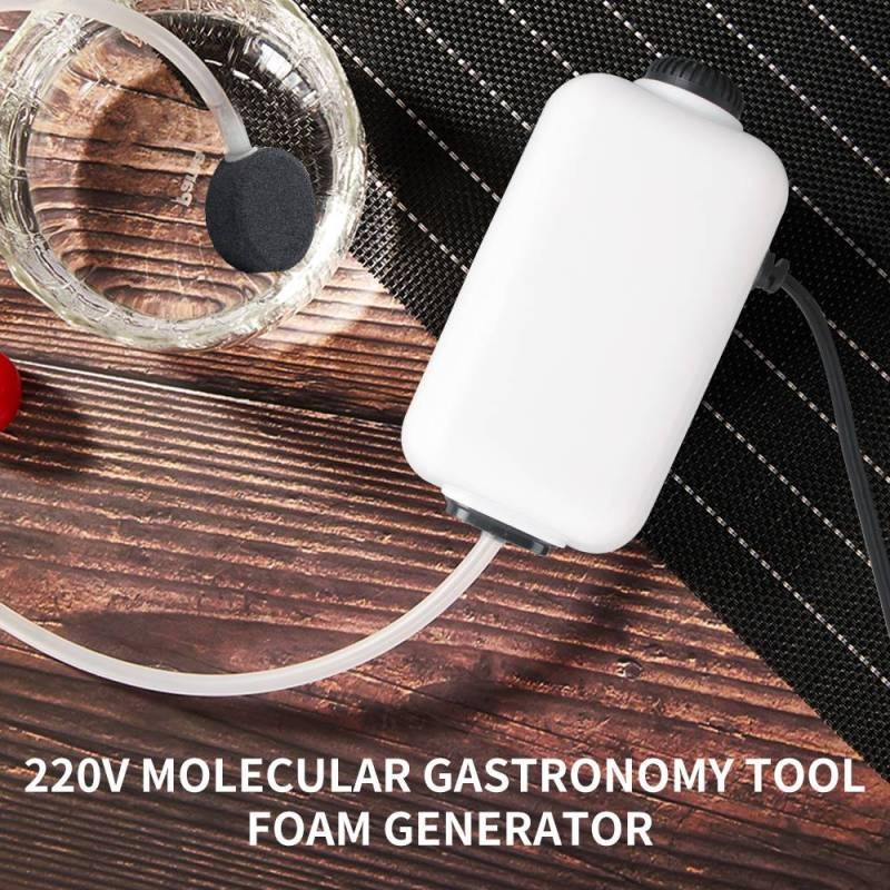 220V Foam Generator Maker Molecular Food Cooking Tool Gourmet Bubble Machine DIY