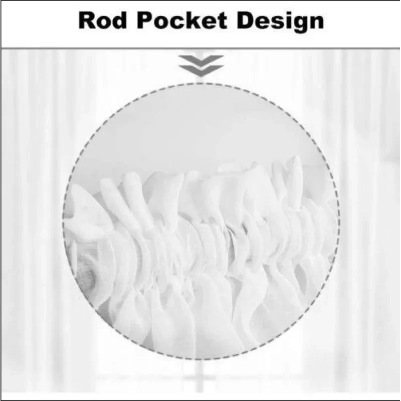 Curtain Fabric Lace Tulle Sheer Panel Drape Divider Door Window Curtain White