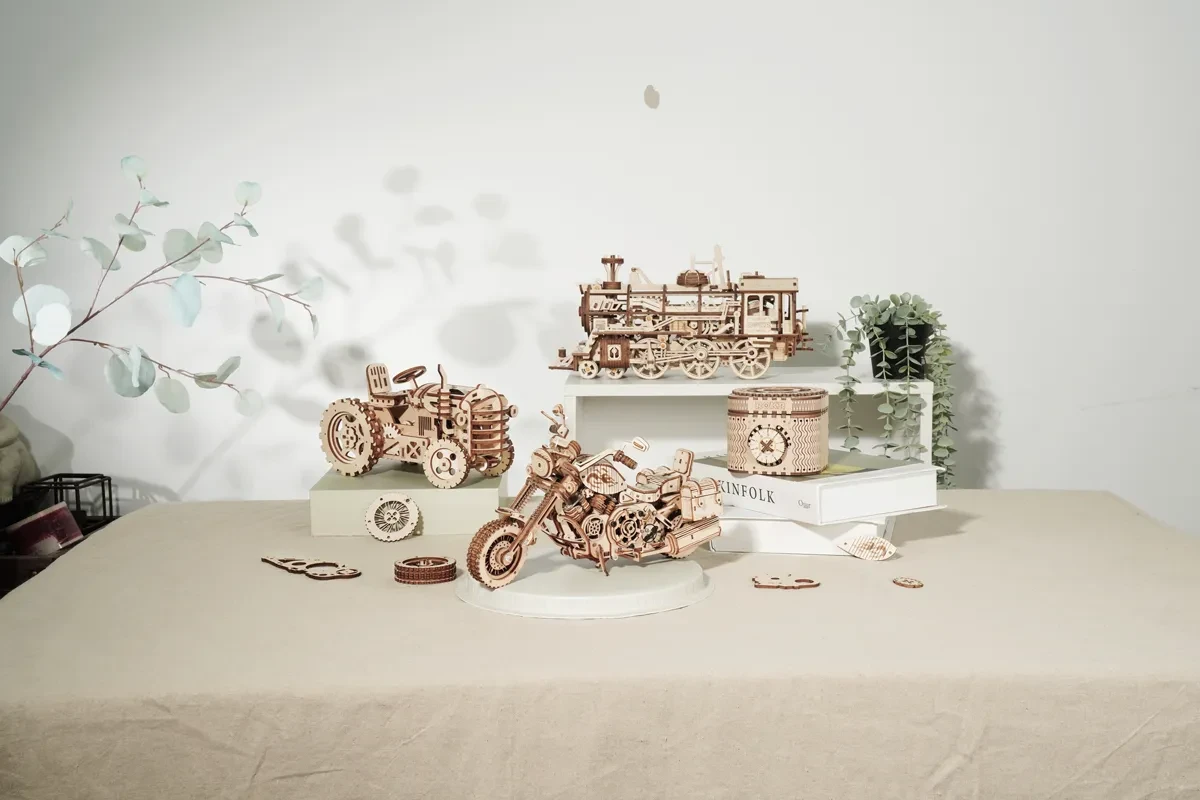 420 Piece Building Block Kit For DIY Wooden Models For Children