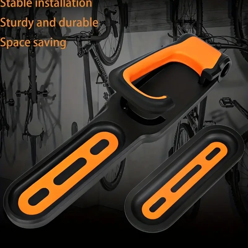 Space-Saving Folding Bicycle Wall Hook