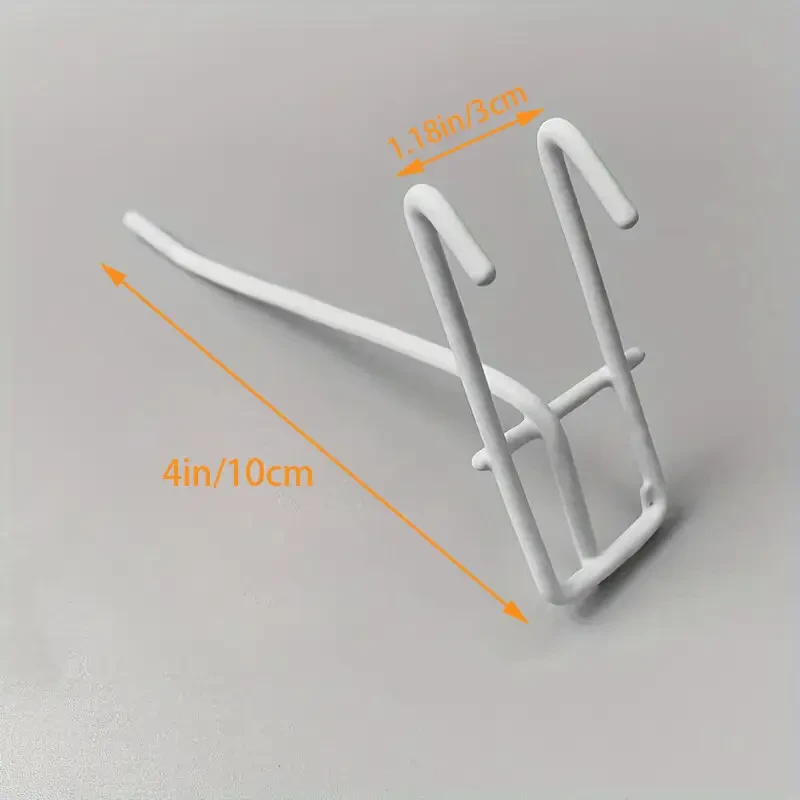 20pcs Adjustable Metal Grid Wall Hooks