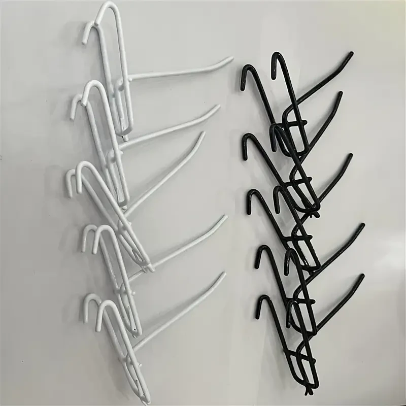 20pcs Rust-Resistant Iron Grid Rack Hooks