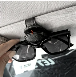 1pc Universal Car Sun Visor Glasses Clip,