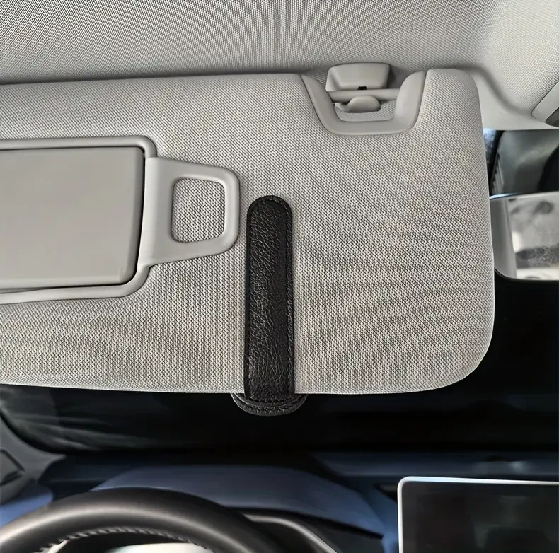 1pc Universal Car Sun Visor Glasses Clip,