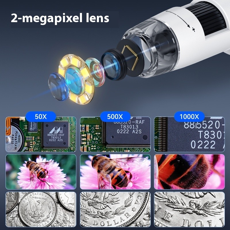 HD Mobile Phone Repair Microscope With Screen