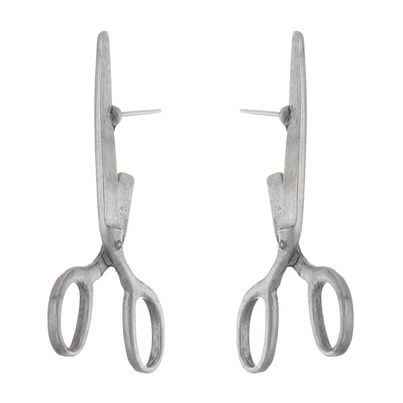 Creative Fashion Jewelry Retro Scissors Ear Studs