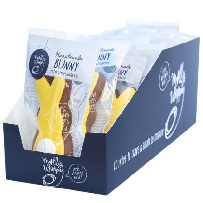 Cookie Gingerbread Bunny Yellow Iced Individually Wrap 28g
