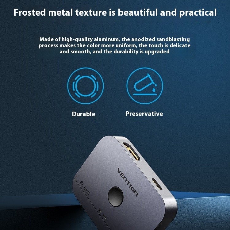 Alloy Cable Seperater HD Computer Audio And Video Two-way Conversion