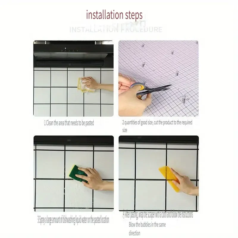 1 Roll Plastic Electrostatic Adhesion Wall Protective Film