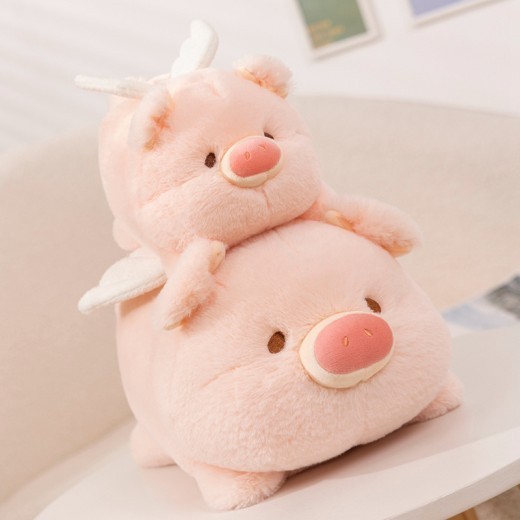 Creative Cartoon Angel Pig Plush Toy