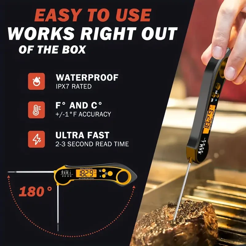 1pc Food Thermometer