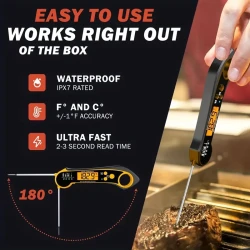 1pc Food Thermometer
