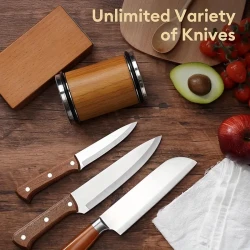 Rolling Knife Sharpener Magnetic Knife Holder