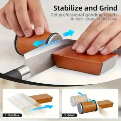 Rolling Knife Sharpener Magnetic Knife Holder