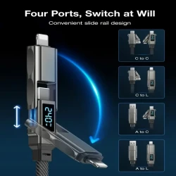 WTKVINTANT 240W 5A Real-Time Digital Display