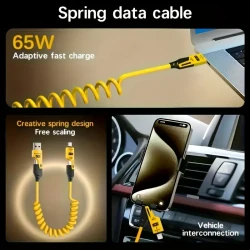 2pcs/65W Universal 4-In-1 High-Speed Charging Data Cable