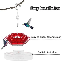 Hummingbird Feeders for Outdoors Hanging