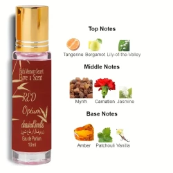 10ml Red Amber Patchouli Vanilla Perfume Oil