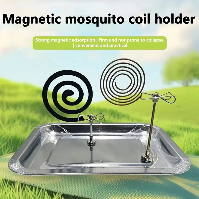 Magnetic Mosquito Coil Holder