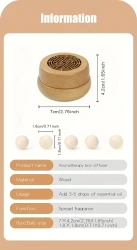 Retro Wooden Essential Oil Diffuser
