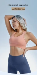 High-Quality Solid Color Women'S Sports Bra