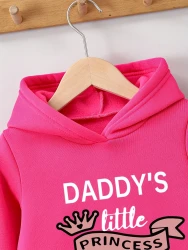 2pcs Cartoon Long Sleeve Hooded Sweatshirt Comfy